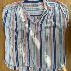 Beachy LOFT popover blouse sz XL